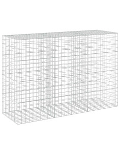 Gabione con filo da 5 mm e rete 10x10 cm 300x100x200 cm 2