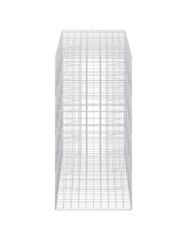 Gabione con filo da 5 mm e rete 10x10 cm 300x100x200 cm