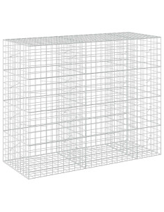 Gabione con filo da 5 mm e rete 10x10 cm 250x100x200 cm 2