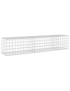 Gabione con filo da 5 mm e rete 10x10 cm 250x50x50 cm 2