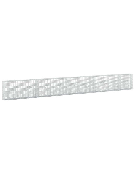 Gabione con filo da 3,5 mm e rete da 5x2,5 cm 450x20x50 cm