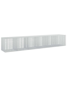 Gabione con filo da 3,5 mm e rete da 5x2,5 cm 600x100x100 cm 2