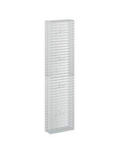 Gabione con filo da 3,5 mm e rete da 5x2,5 cm 50x20x200 cm 2