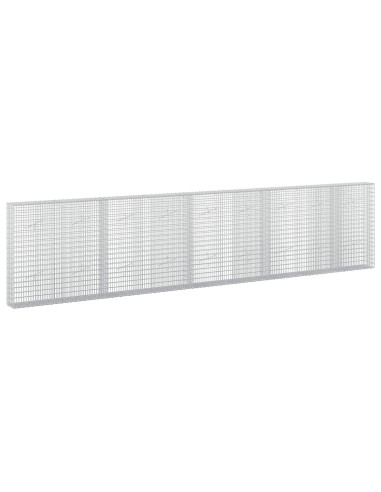 Gabione con filo da 3,5 mm e rete da 5x2,5 cm 450x20x100 cm