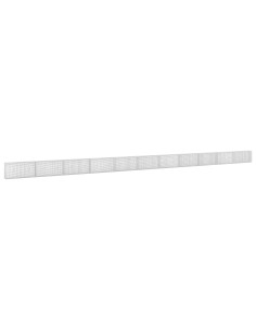 Gabione con filo da 3,5 mm e rete da 5x2,5 cm 1100x20x50 cm 2