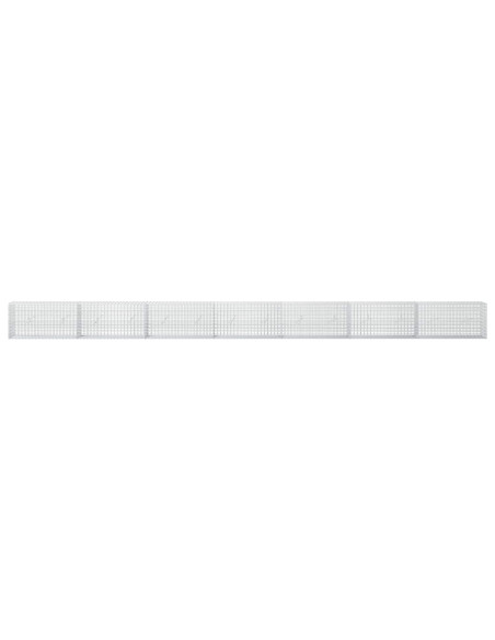 Gabione con filo da 3,5 mm e rete da 5x2,5 cm 700x20x50 cm
