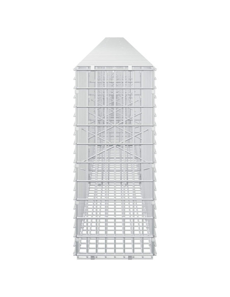 Gabione con filo da 3,5 mm e rete da 5x2,5 cm 700x20x50 cm