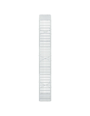 Gabione con filo da 3,5 mm e rete da 5x2,5 cm 50x20x150 cm
