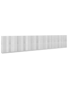 Gabione con filo da 3,5 mm e rete da 5x2,5 cm 1050x50x200 cm 2