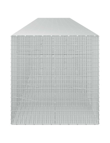 Gabione con filo da 3,5 mm e rete da 5x2,5 cm 950x100x100 cm