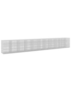 Gabione con filo da 3,5 mm e rete da 5x2,5 cm 1050x100x150 cm 2