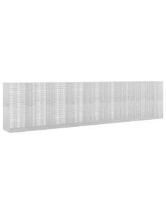 Gabione con filo da 3,5 mm e rete da 5x2,5 cm 850x100x200 cm 2