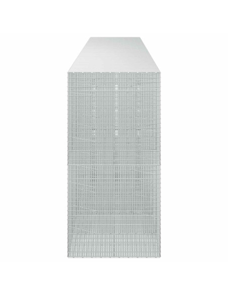 Gabione con filo da 3,5 mm e rete da 5x2,5 cm 850x100x200 cm