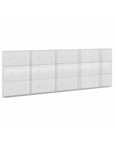 Gabione con filo da 3,5 mm e rete da 5x2,5 cm 450x20x150 cm 2