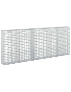 Gabione con filo da 3,5 mm e rete da 5x2,5 cm 250x20x100 cm 2