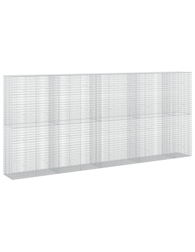 Gabione con filo da 3,5 mm e rete da 5x2,5 cm 450x50x200 cm
