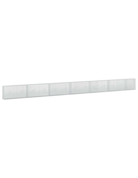 Gabione con filo da 3,5 mm e rete da 5x2,5 cm 650x20x50 cm