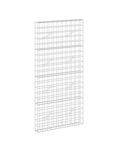 Gabione con filo da 5 mm e rete 10x10 cm 100x10x200 cm