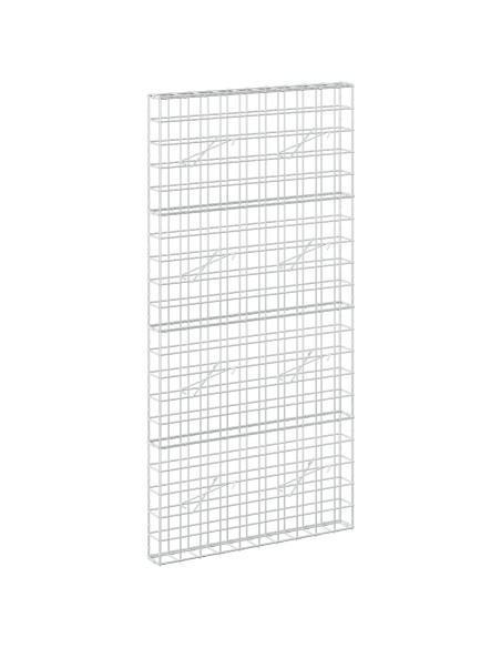 Gabione con filo da 5 mm e rete 10x10 cm 100x10x200 cm