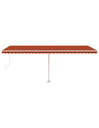 Tenda da Sole Autoportante Automatica 600x300cm Arancio Marrone