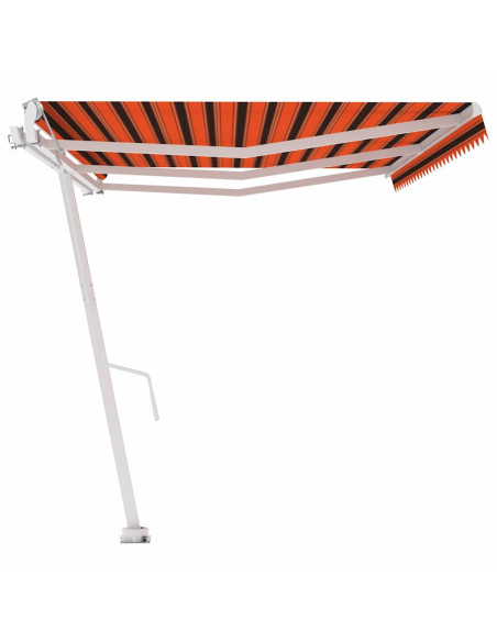 Tenda da Sole Autoportante Automatica 600x300cm Arancio Marrone
