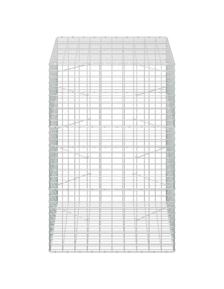 Gabione con Filo da 3,5 mm e Rete da 5x10 cm 100x100x150 cm