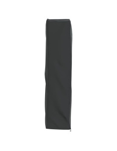 Copertura per Stufa a Piramide Nera 58x58x228 cm 420D Oxford