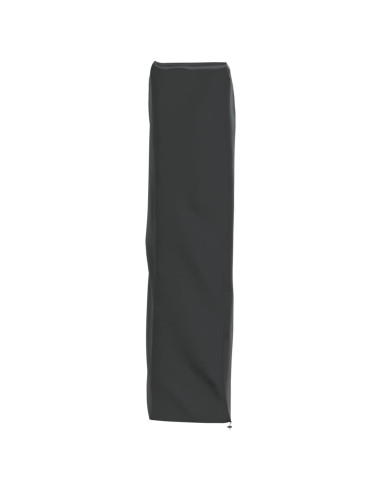 Copertura per Stufa a Piramide Nera 58x58x228 cm 420D Oxford