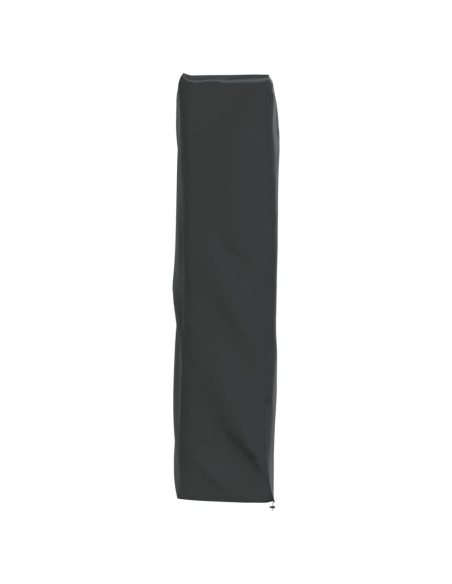 Copertura per Stufa a Piramide Nera 58x58x228 cm 420D Oxford