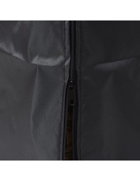 Copertura per Stufa a Piramide Nera 58x58x228 cm 420D Oxford