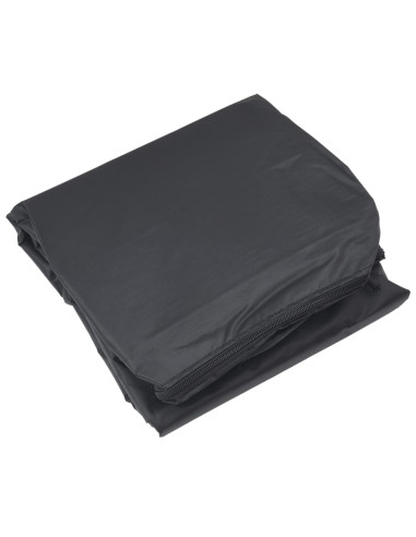 Copertura per Stufa a Piramide Nera 58x58x228 cm 420D Oxford