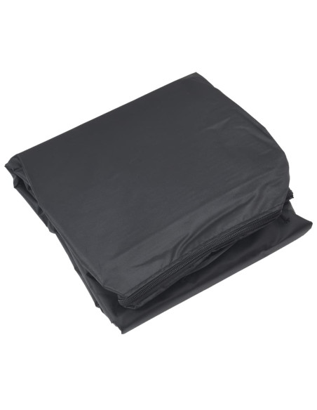 Copertura per Stufa a Piramide Nera 58x58x228 cm 420D Oxford