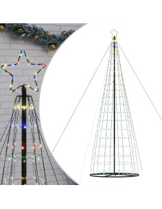 Albero di Natale a LED 1534 LED Colorato 500 cm 2