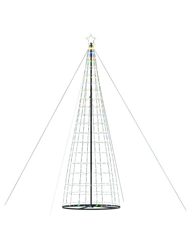 Albero di Natale a LED 1534 LED Colorato 500 cm