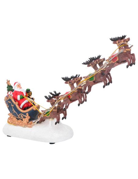 Tavolo di Natale 31,5 x 6,5 x 16 cm Resina Multicolore