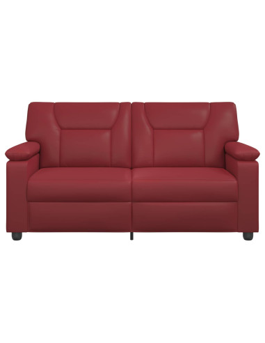 Divano Rosso Vino 171 x 85 x 93 cm Similpelle