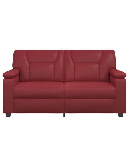 Divano Rosso Vino 171 x 85 x 93 cm Similpelle