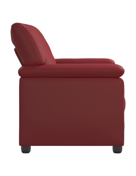 Divano Rosso Vino 171 x 85 x 93 cm Similpelle