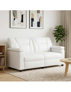 Divano Bianco 171 x 85 x 93 cm Similpelle