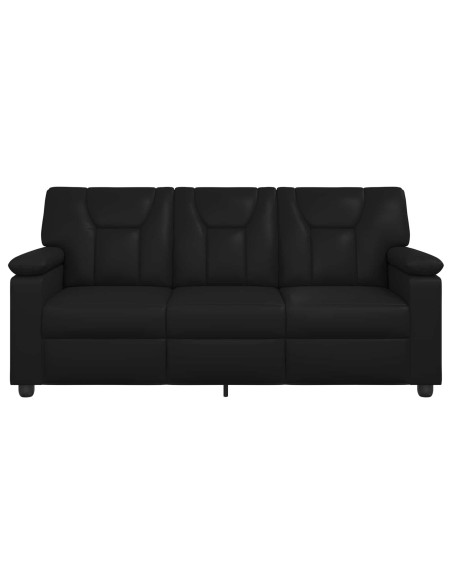Divano Nero 191 x 85 x 93 cm Similpelle