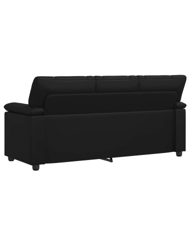 Divano Nero 191 x 85 x 93 cm Similpelle