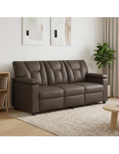 Divano Grigio 191 x 85 x 93 cm Similpelle