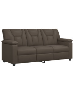 Divano Grigio 191 x 85 x 93 cm Similpelle 2