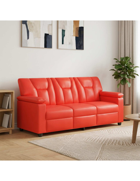 Divano Rosso 191 x 85 x 93 cm Similpelle