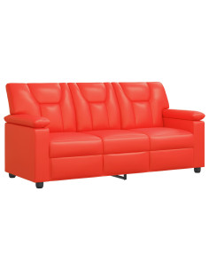 Divano Rosso 191 x 85 x 93 cm Similpelle 2