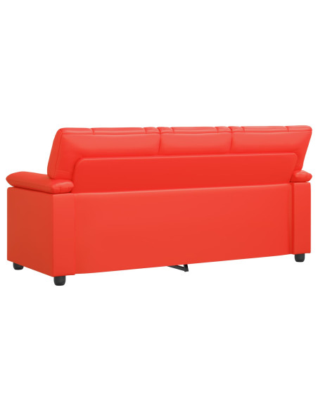 Divano Rosso 191 x 85 x 93 cm Similpelle