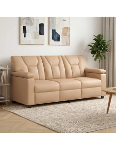 Divano Cappuccino 191 x 85 x 93 cm Similpelle
