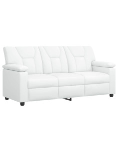 Divano Bianco 191 x 85 x 93 cm Similpelle 2
