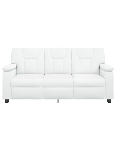 Divano Bianco 191 x 85 x 93 cm Similpelle