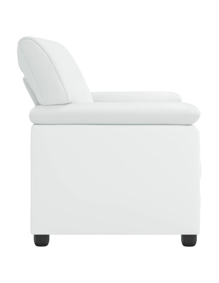 Divano Bianco 191 x 85 x 93 cm Similpelle